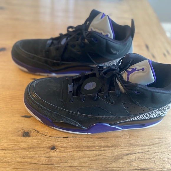 Nike Son of Mars Low Black Grape Men’s 13 Preowned - Picture 2 of 9